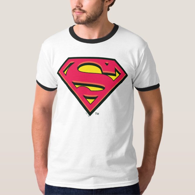 Superman S-Shield | Klassisches Logo T-Shirt (Vorderseite)