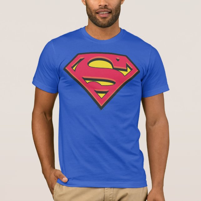 Superman S-Shield | Klassisches Logo T-Shirt (Vorderseite)
