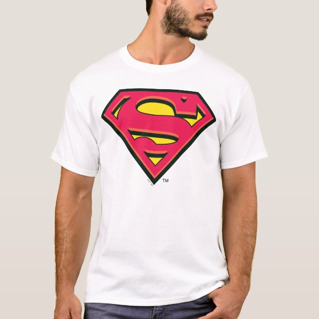 Superman S-Shield | Klassisches Logo T-Shirt (Vorderseite)