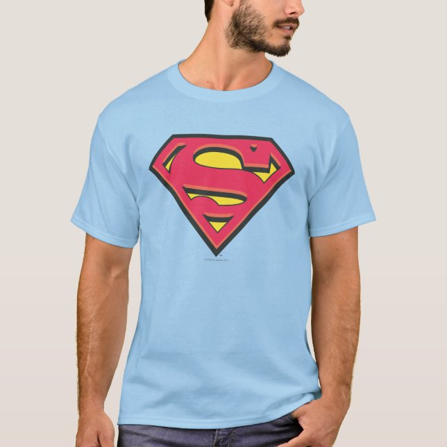 Superman S-Shield | Klassisches Logo T-Shirt (Vorderseite)