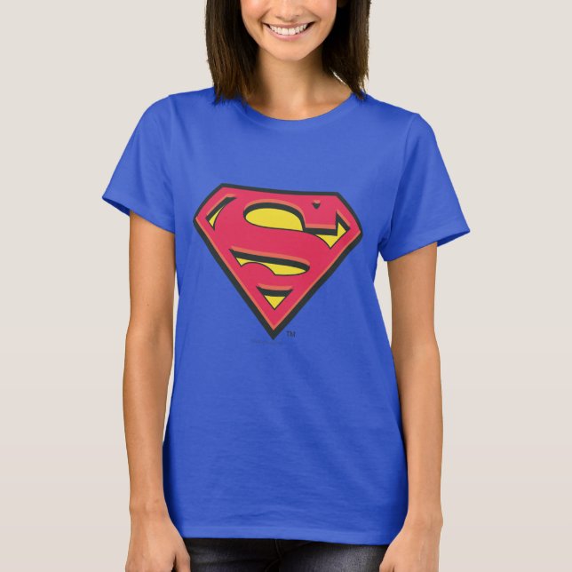 Superman S-Shield | Klassisches Logo T-Shirt (Vorderseite)