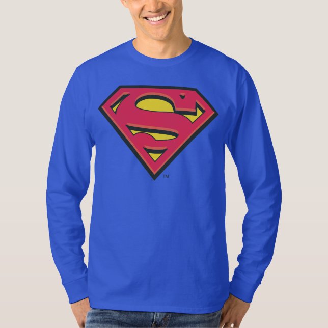 Superman S-Shield | Klassisches Logo T-Shirt (Vorderseite)