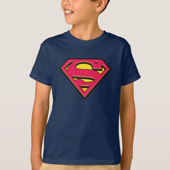 Superman S-Shield | Klassisches Logo T-Shirt (Vorderseite)