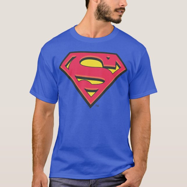 Superman S-Shield | Klassisches Logo T-Shirt (Vorderseite)