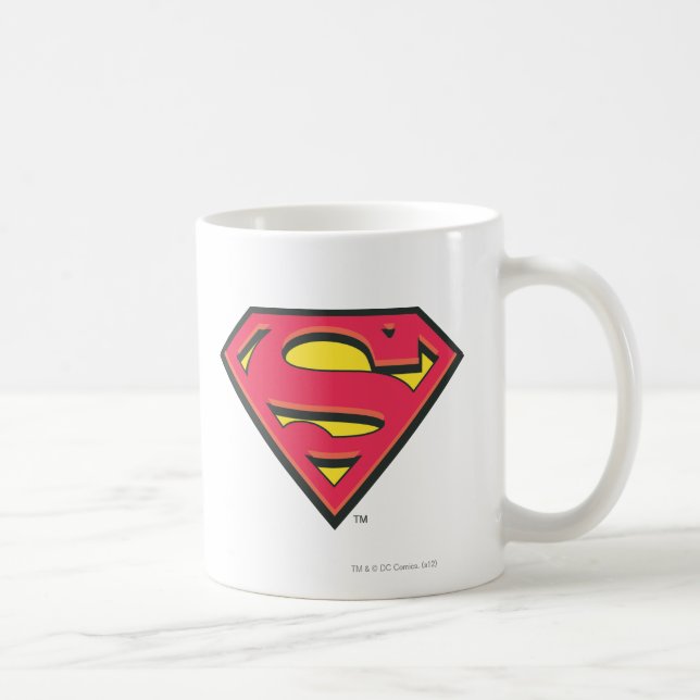 Superman S-Shield | Klassisches Logo Tasse (Rechts)
