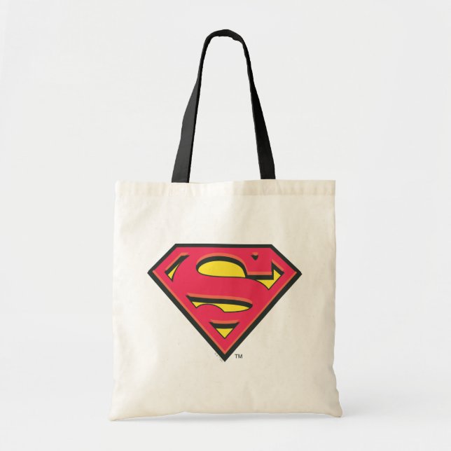 Superman S-Shield | Klassisches Logo Tragetasche (Vorne)