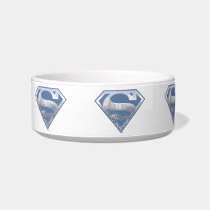 Superman S-Shield   Light Blue City Logo Napf