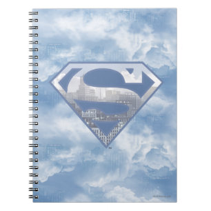 Superman S-Shield Light Blue City Logo Notizblock