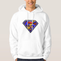 Superman S-Shield | Lila Airbrush-Logo