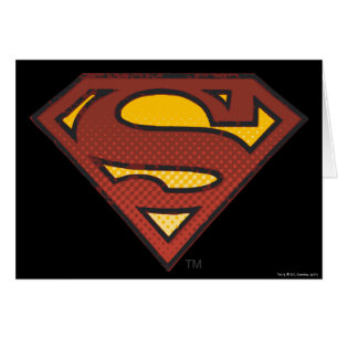 Superman S-Shield   Logo für ausgeblendete Punkte