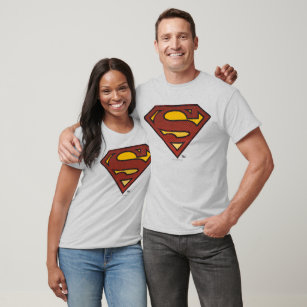 Superman S-Shield   Logo für ausgeblendete Punkte T-Shirt