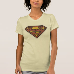 Superman S-Shield   Logo in der Zeitung T-Shirt