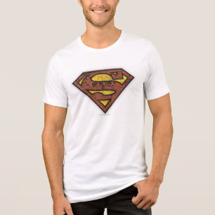 Superman S-Shield   Logo in der Zeitung Tri-Blend Shirt