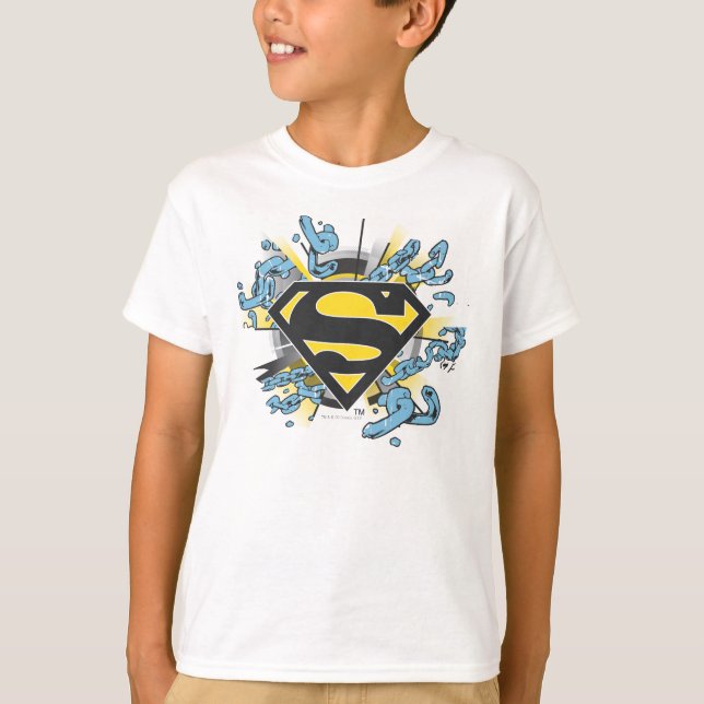 Superman S-Shield | Logos für Ketten T-Shirt (Vorderseite)