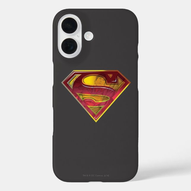 Superman S-Shield | Reflektions-Logo Case-Mate iPhone Hülle (Rückseite)