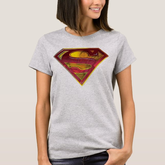 Superman S-Shield | Reflektions-Logo T-Shirt (Vorderseite)