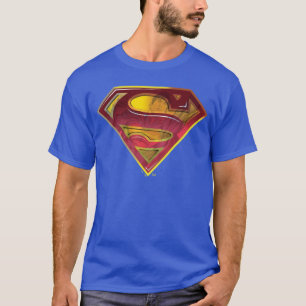Superman S-Shield Reflektions-Logo T-Shirt