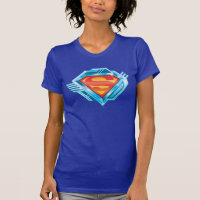 Superman S-Shield | Rotes und Blaues Metal-Logo