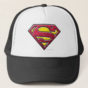 Superman S-Shield   Scratches Logo Truckerkappe