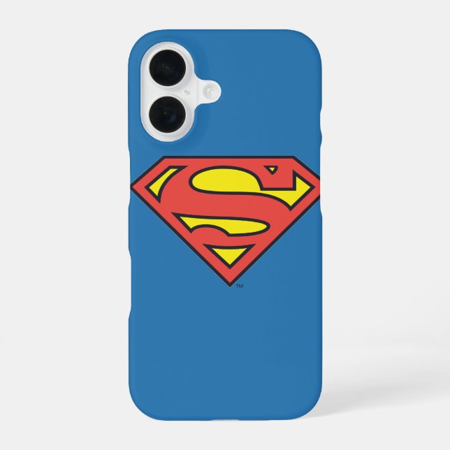 Superman S-Shield | Superman-Logo iPhone 16 Hülle (Rückseite)