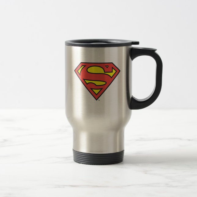 Superman S-Shield | Superman-Logo Reisebecher (Rechts)