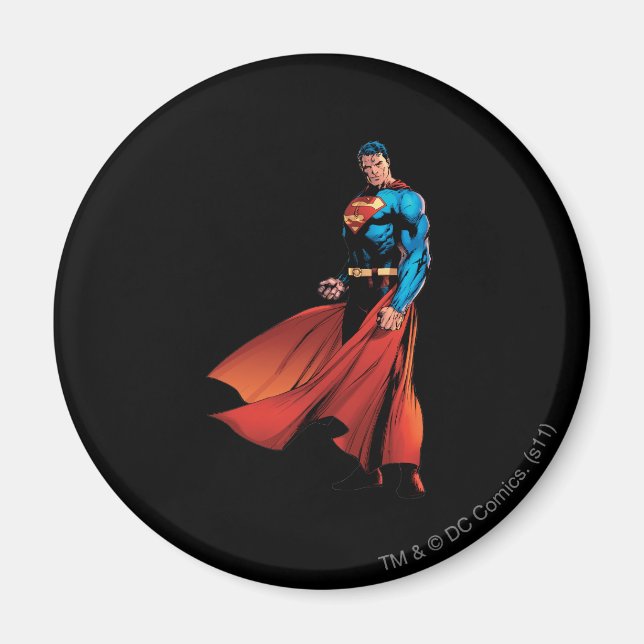 Superman sieht Front aus Magnet (Vorne)