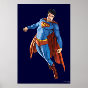 Superman sieht nach unten poster