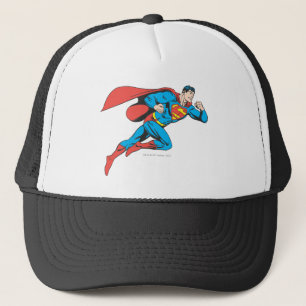 Superman springt nach rechts truckerkappe