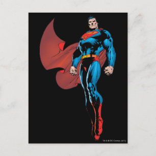 Superman Stands Tall Postkarte