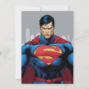 Superman Stehend Einladung