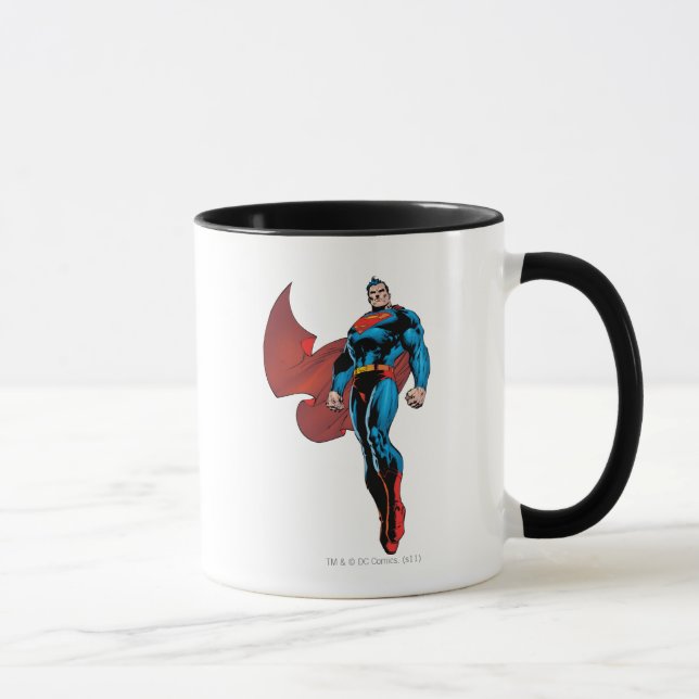 Superman steht groß tasse (Rechts)