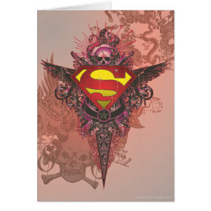 Superman Stilvoll  Grunge-Design-Logo