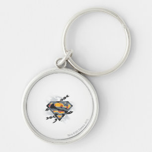 Superman Stilvoll  Ketten-Logo Schlüsselanhänger