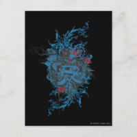 Superman Stylized | Blue Heart Red Logo