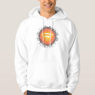 Superman Stylized Crackle Logo Hoodie