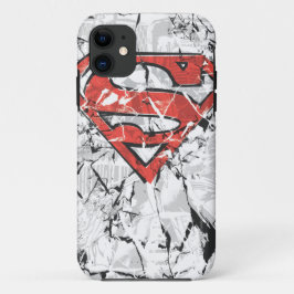 Superman Stylized | Crumpled Comic Logo Case-Mate iPhone Hülle