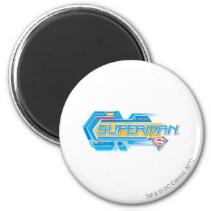 Superman Stylized   Electronic Logo Magnet