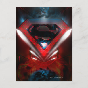 Superman Stylized   Futuristisches Logo Postkarte