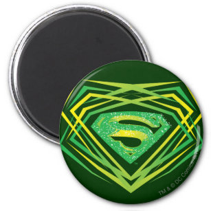 Superman Stylized   Grünes Dekorlogo Magnet