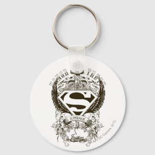 Superman Stylized Honor, Truth and Justice Logo Schlüsselanhänger