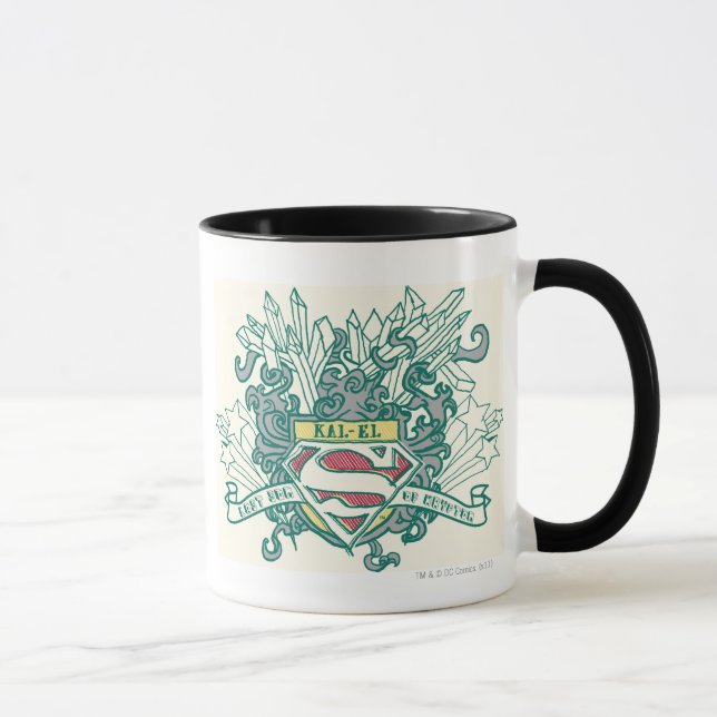 Superman Stylized | Kal-El-Logo Tasse (Rechts)
