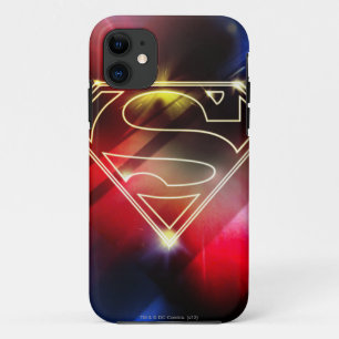 Superman Stylized   Shiny Yellow Kontur Logo Case-Mate iPhone Hülle