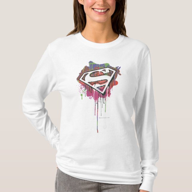 Superman Stylized | Twisted Innocence-Logo T-Shirt (Vorderseite)