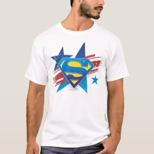 Superman Stylized   US FLAGGE T-Shirt