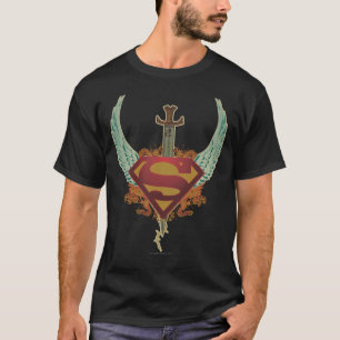 Superman Stylized   Wings Logo T-Shirt