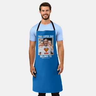 Superman   This Super Dad Belongs To T-Shirt Apron Schürze