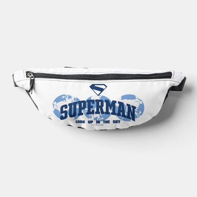 Superman über den Globus Bauchtasche (Ablage )