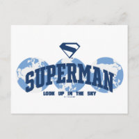 Superman über den Globus