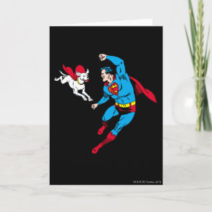Superman und Krypto 2 Karte