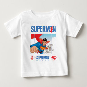 Superman und Krypto heben ab Baby T-shirt